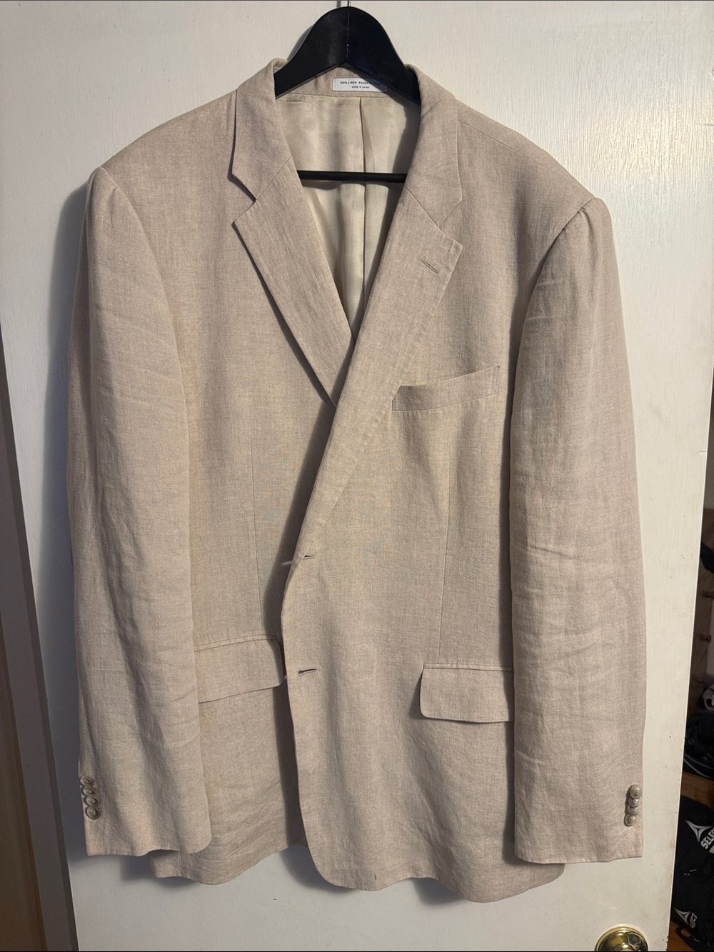 Tan linen Blazer